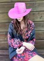 Kapelusz damski 
Ladies Cowgirl — róż