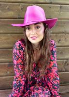 Kapelusz damski 
Ladies Cowgirl — róż