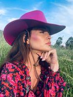 Kapelusz damski 
Ladies Cowgirl — róż