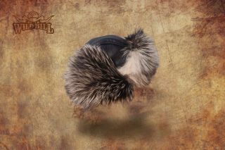 Czapka pilotka ze srebrnego lisa naturalnego
Traper