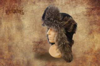 Czapka pilotka z Szopa naturalnego
Traper